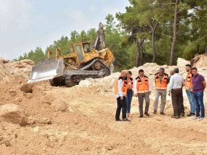 Duacı, Korkuteli Ve Çankaya’yı Birbirine Bağlayacak Yol Çalışmaları Sürüyor