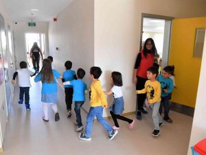 Konyaaltı Kreşlerinde Deprem Tatbikatı