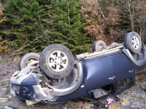Kastamonu’da İşçileri Taşıyan Pikap Devrildi: 1 Yaralı