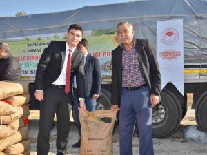 Elbistan’da Üreticilere Yüzde 50 Hibe Destekli 75 Ton Nohut Tohumu Dağıtıldı