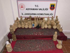 Adıyaman’da Ki Operasyonda Roma Dönemine Ait Bin 578 Adet Sikke Ele Geçirildi