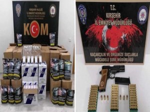 Kırşehir’de Yüklü Miktarda Kaçak Tütün Ele Geçirildi