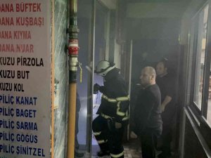 Yalova’da Kasap Dükkanda Yangın