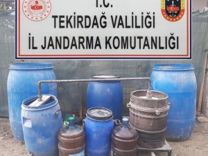 Tekirdağ’da 1 Ton 370 Litre Kaçak Alkol Ele Geçirildi