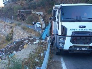 Koçak Kanyonu, Köşk Belediyesi Ekipleri Tarafından Temizlendi