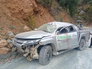 Orman Muhafaza Memurları Kaza Yaptı: 3 Yaralı