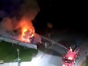 Park Halindeki Tanker Alev Alev Yandı