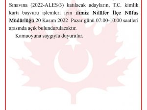 Ales Adayları Dikkat...