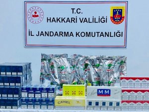 Hakkari’de 50 Paket Sigara Ele Geçirildi