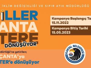 Kartal’da Atık Piller Bez Çanta Ve Deftere Dönüşüyor