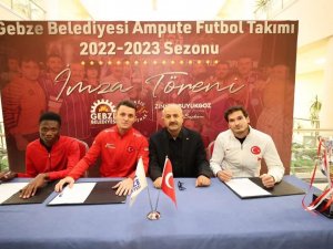 Gebze Belediyesi Ampute Futbol Takımı, 3 Yeni İsmi Renklerine Bağladı