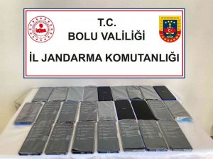 Yolcu Otobüsünde 25 Kaçak Cep Telefonu Ele Geçirildi