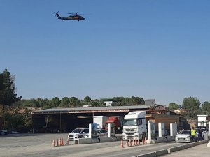 Mersin’de Jandarmadan Helikopterli Trafik Denetimi