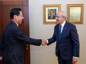 Chp Lideri Kılıçdaroğlu, Çin’in Ankara Büyükelçisi Shaobin İle Görüştü