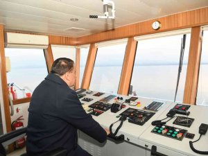 Başkan Gürkan’dan Feribot Denetimi