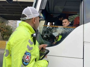 15 Temmuz Demokrasi Otogarı’nda Otobüslere Takograf Denetimi