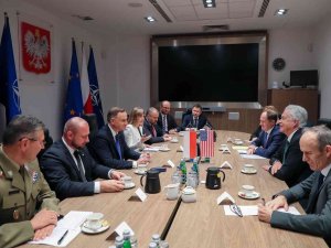 Polonya Cumhurbaşkanı Duda, Cıa Başkanı Burns İle Bir Araya Geldi