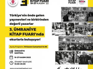 Ümraniye Kitap Fuarı 3’üncü Kez Kapılarını Açıyor