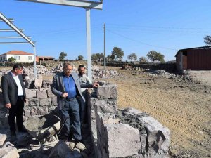 Aigai Müze Ve Turist Karşılama Merkezi’nde Çalışmalar Sürüyor