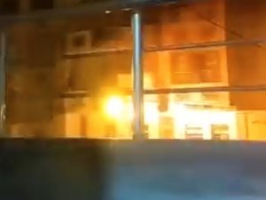 Şanlıurfa’da Trafodaki Patlama Kamerada