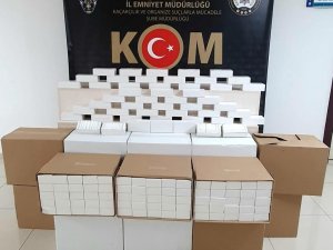 Çorum’da Kaçak Sigara Operasyonu