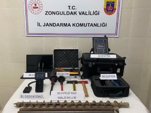 Jandarmadan Kaçak Kazı Operasyonu