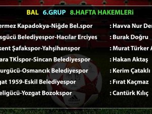 Bal’da Kayseri Derbisinin Hakemi Belli Oldu