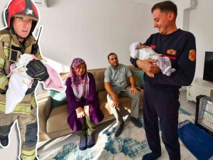 Kahraman İtfaiyeci Yangından Kurtardığı Nehir Bebekle Buluştu
