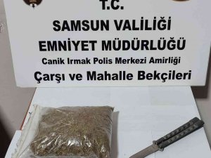 Samsun’da Bekçiler Şüpheli Araçta Uyuşturucu Ele Geçirdi