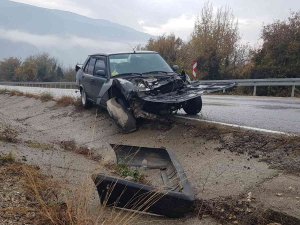 Hastaneye Giderken Kaza Yaptılar