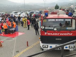 Hastanede Gerçeğini Aratmayan Tatbikat