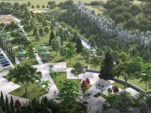 Ankara’da 130 Bin Metrekarelik Lodumlu Parkı’nda Çalışmalar Sürüyor