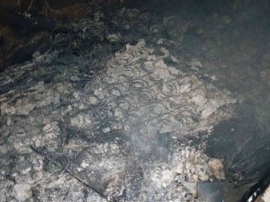 Metruk Binada Yakılan Ateş Ekipleri Harekete Geçirdi