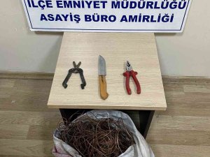 Düğün Salonundan Kablo Çalan 2 Zanlı Tutuklandı