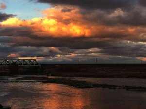 Kars’ta Kartpostallık Gün Batımı