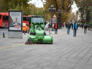 Abb Ekiplerinden Mazgal Tıkanmasına Karşı Yaprak Temizliği