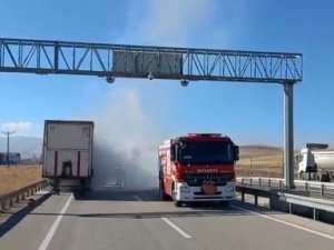 Çekici Son Anda Yanmaktan Kurtarıldı