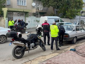 Adıyaman’da Şase Numarası Silinmiş Motosiklet Yakalandı