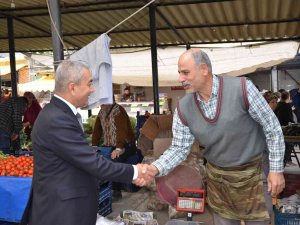 Başkan Kaplan Semt Pazarında