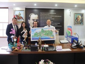 Doğal Güzellikleri İle Mest Eden Cide’nin “Turistik Harita İllüstrasyonu” Oluşturuldu