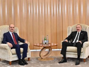 Azerbaycan Cumhurbaşkanı Aliyev, Ak Parti Genel Başkanvekili Kurtulmuş’u Kabul Etti