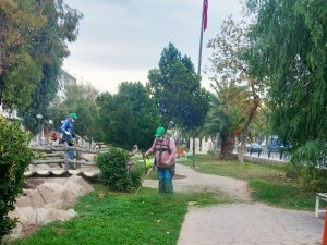 Toroslar’da Yeşil Alanlar Kışa Hazırlanıyor