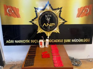 Ağrı’da 229 Adet Sentetik Ecza Ele Geçirildi