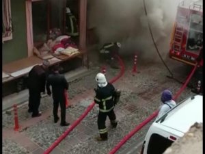 Isparta’da Yardım Derneği Binasında Yangın