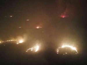 Eber Gölü’ndeki Kamışlar Alev Alev Yanıyor