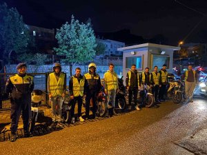 Bodrum’da 85 Sürücüye Reflektörlü Yelek Dağıtıldı