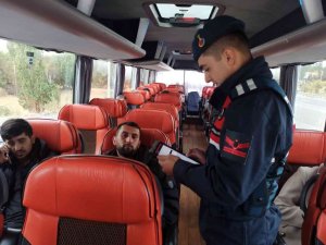10 Ayda 91 Yasadışı Göçmen Jandarma Ekiplerince Yakalandı
