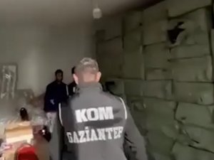 Gaziantep’te Bir Depoya Şok Eden Baskın