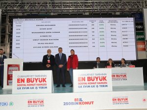 Tunceli’de Yaptırılacak 250 Konut İçin Kura Çekimi Gerçekleştirildi
