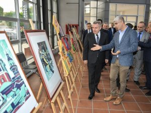 Öğretmenlerden Karma Sanat Sergisi